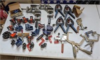 Assorted Woodworking Clamps