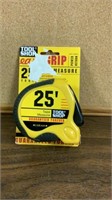 Tool Shop easy grip 25’ Tape Measure