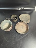 Collection of antique kitchen items