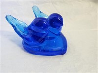 Bluebird of Happiness glass figure