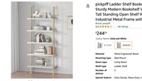 pickpiff Ladder Shelf Bookcase 5 Tier