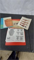 Vintage basket collectors books