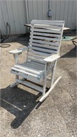 Outdoor Wood Rocking Chair