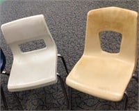 2 Polypropylene Chairs student use high school