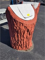 Tree Trunk Style Waste Can