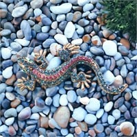 Multi Color Lizard/Salamander/Gecko Brooch Pin