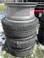 4 2013 BMW "S" rims and 3 tires: 225/40 R 19