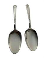2 Vintage Sterling Spoons