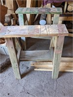 Wooden Sawhorses