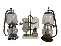 Antique Balance Brew & Lombique Vacuum Coffee Pots
