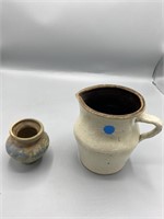 Crock vase, crock pitcher
