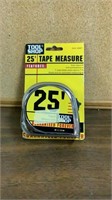 Tool shop 25 foot tape measure new