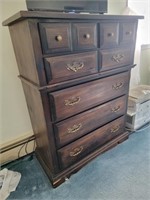 Seven Drawer Wooden Dresser