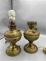 Antique electric lamps