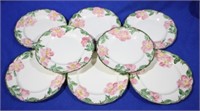 8 Franciscan Desert Rose Plates - 9.5" round