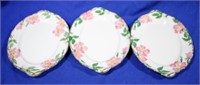 3 Franciscan Desert Rose Platters - 14 x 10 each