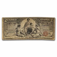 1896 $2 Silver Cert Educational Note Vg (fr#247)