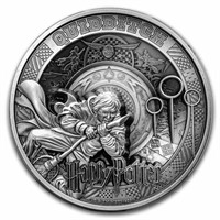 2023 1 Kg. Silver Harry Potter Quidditch Coin