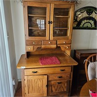 Oak China Hutch