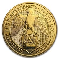 2019 Great Brit 1oz Gold Queen's Beasts The Falcon