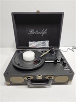 Retrolife Bluetooth Aux Vintage Record Player