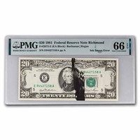 1981 (e-richmond) Twenty Dollarfrn Cu-66 Epq Pmg