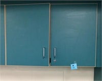 Teal 2 Door Locking cabinet 2ftT x 36"W x 12"D