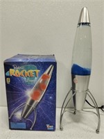 Retro Rocket Lamp Lava Lamp Untested