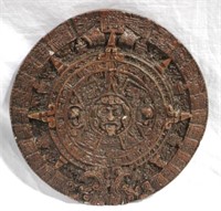 Aztec Pottery Wall Hanging - 11.5" round