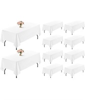 $86 10 Pack Table Cloth White Tablecloth