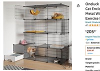 Oneluck Cat Cage with Litter Box