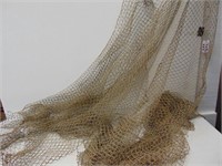 Large Old Fish Net - 1 pc is about 6' x 12', the