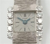 Lady's Piaget, ref 1018, manual, 18K white gold