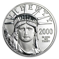 2000 1/2oz American Platinum Eagle BU