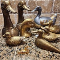 Brass & Metal Duck Lot