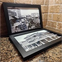 Pair of Framed Bentonville Photograph Prints