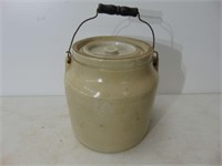 Old Crock with Lid