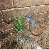 Multicolor Stemware Set of 6