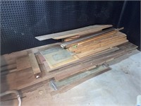 Lot of barn boards and miscellaneous wood