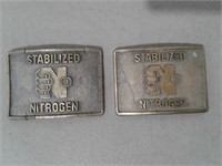 (2) Brass Stabilized Nitro Buckles