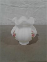 5" Fenton Vase Hand-Painted by Fredrick