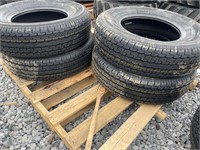 New Set Of (4) ST225/75R15 Radial Trailer Tires