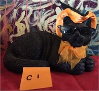 K - HALLOWEEN BLACK CAT (C1)