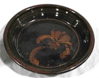 Art Pottery Bowl - signed - 10" round