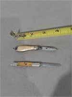 (2) 4" Pocket Knives