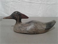 13" Wood Duck Decoy, Painted Eyes