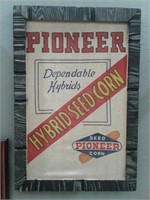 Framed Pioneer Canvas Seed Sack