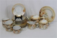 Vintage RS Germany Hand-Painted Tillowitz Tea Set