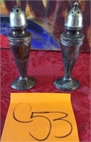 K - PAIR OF SILVER S&P SHAKERS (C53)