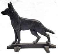 Cast Iron German Shepherd Doorstop